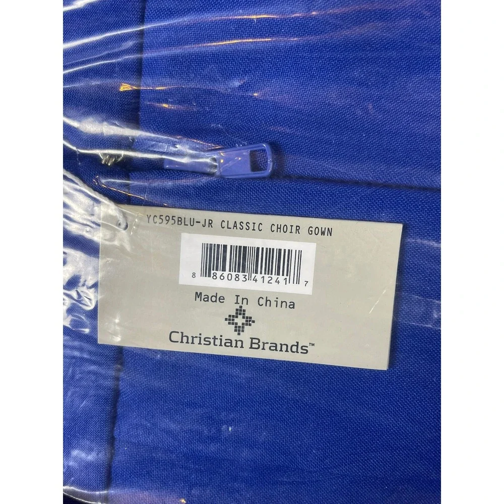 Cambridge Tailored Apparel Classic Junior Choir Gown Royal Blue YC595BLU-JR‎ New